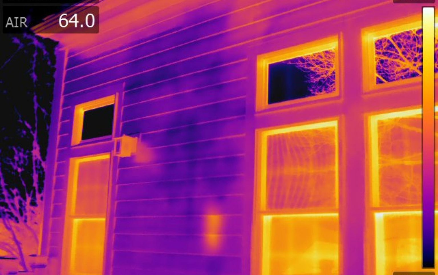 Infrared Scan Over and Underwood Home Inspection